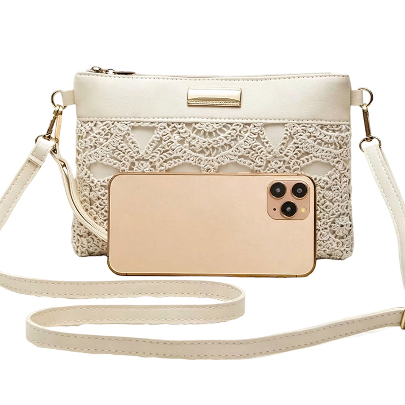 Versatile Floral Crossbody Bag