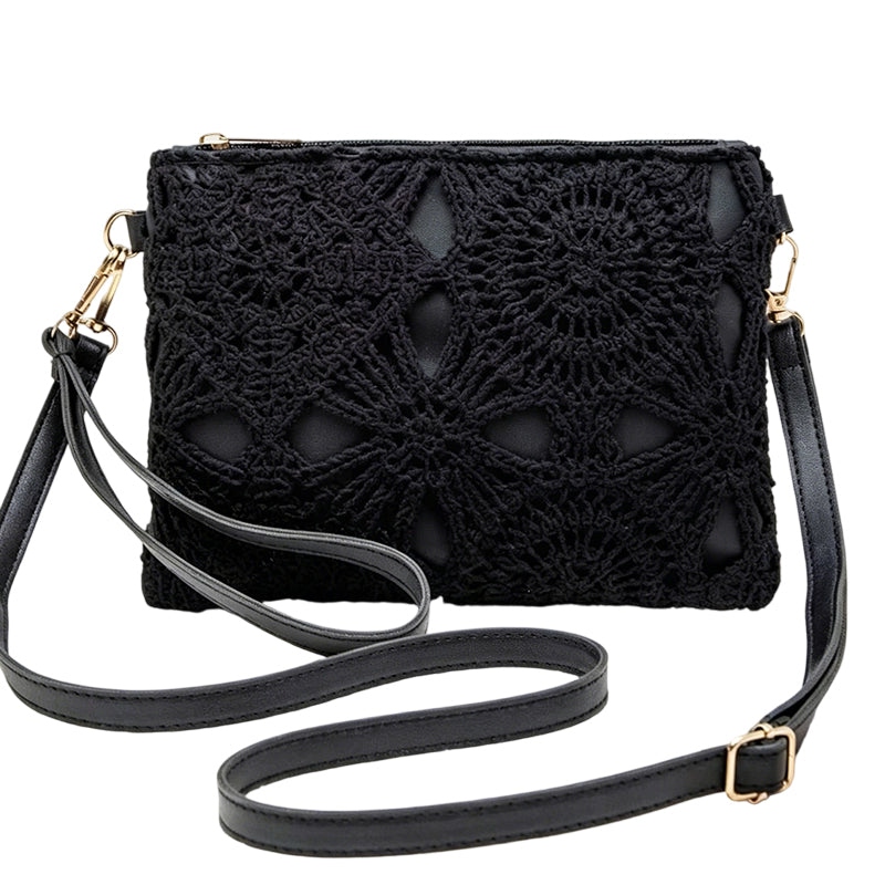 Versatile Floral Crossbody Bag