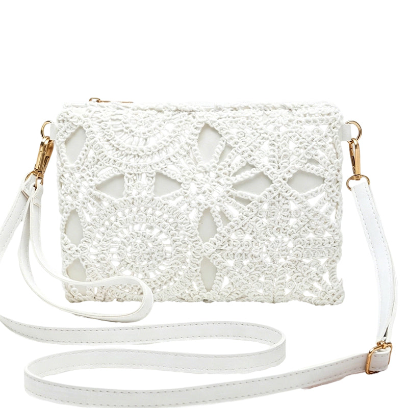 Versatile Floral Crossbody Bag