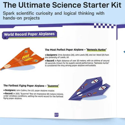 📢📢50% OFF !! ⏰Creative DIY Paper Airplane Set For Kids