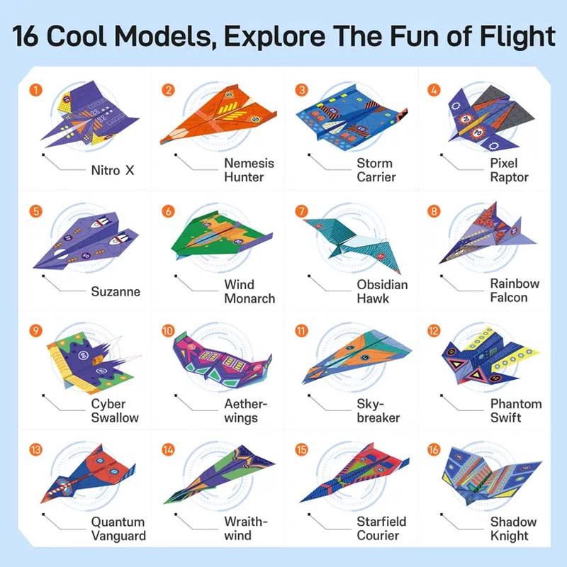 📢📢50% OFF !! ⏰Creative DIY Paper Airplane Set For Kids