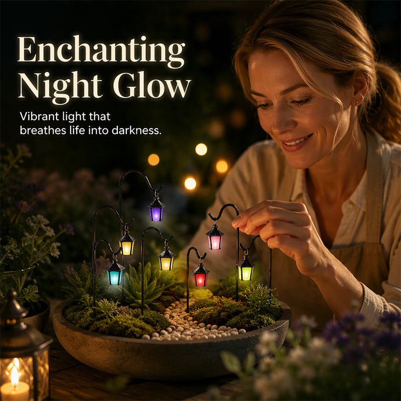 🌿 Glow-in-the-Dark Plant Stakes – 7 colors, premium resin, sturdy iron hooks – magical garden decor. 🌙