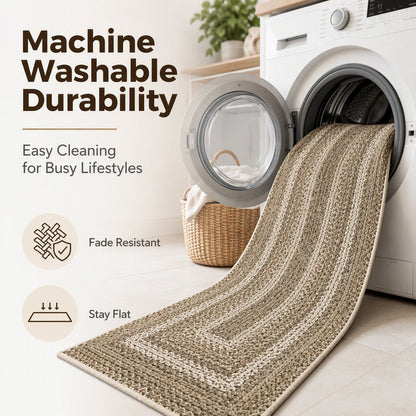 Elegant Woven Runner Rug