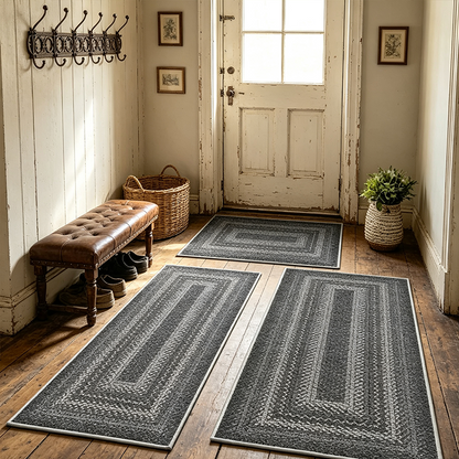 Elegant Woven Runner Rug