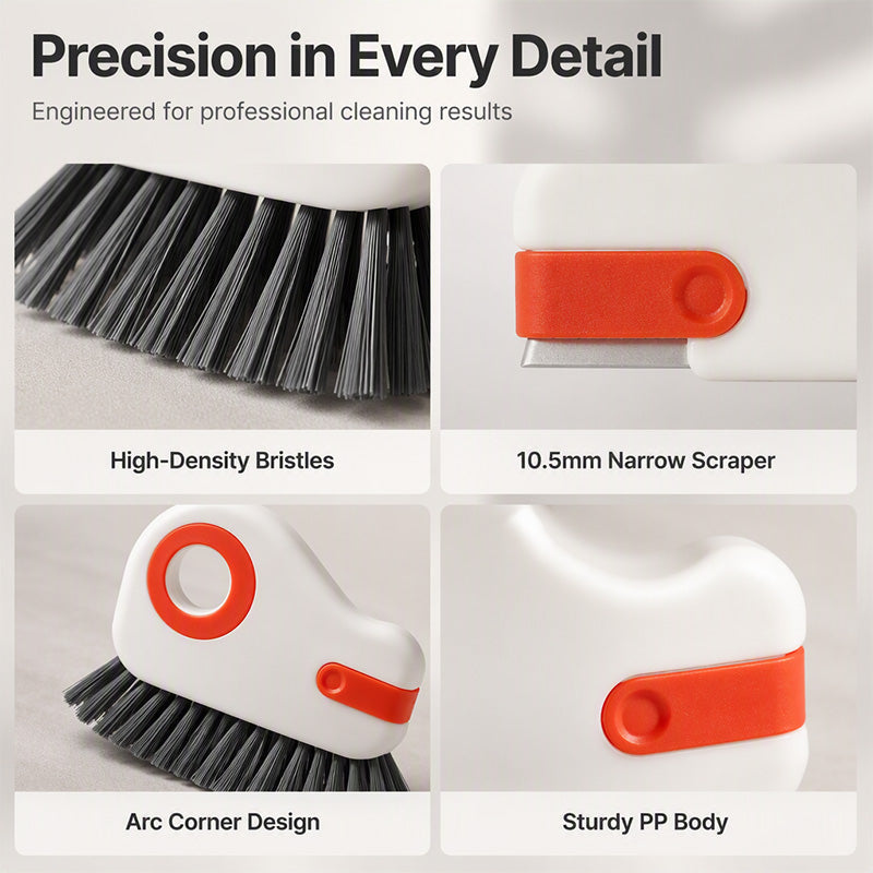 🧹 BUY 1 GET 1 FREE! ⚡ 2‑in‑1 Window Groove Cleaning Brush – Labor‑saving, Ergonomic, Durable ✨