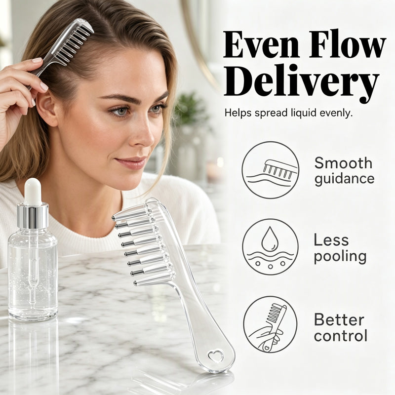 ⏰ Scalp Applicator Comb Tool for Hair