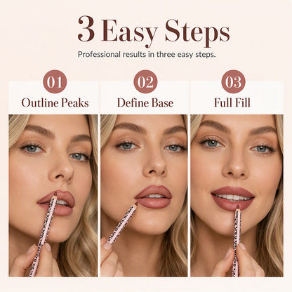 💄 Define & Hold All Day – 12-Color Matte Lip Liner Set, Smudge-Proof & Long-Lasting.