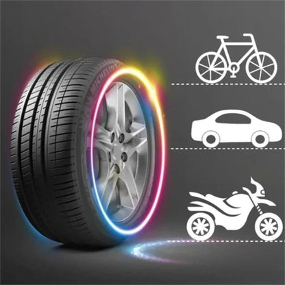 Turn Heads & Stay Safe – Weatherproof LED Tyre Lights with Long Battery Life. Free UK Delivery