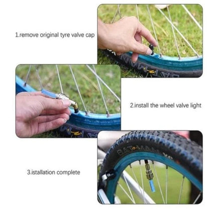 Turn Heads & Stay Safe – Weatherproof LED Tyre Lights with Long Battery Life. Free UK Delivery