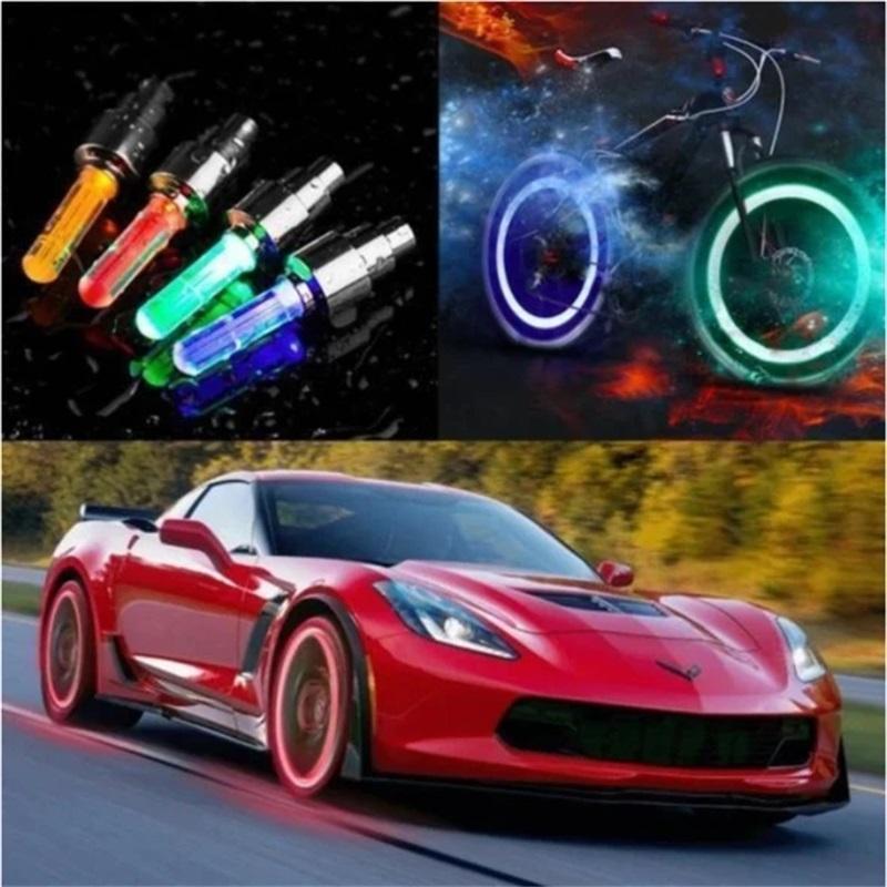 Turn Heads & Stay Safe – Weatherproof LED Tyre Lights with Long Battery Life. Free UK Delivery