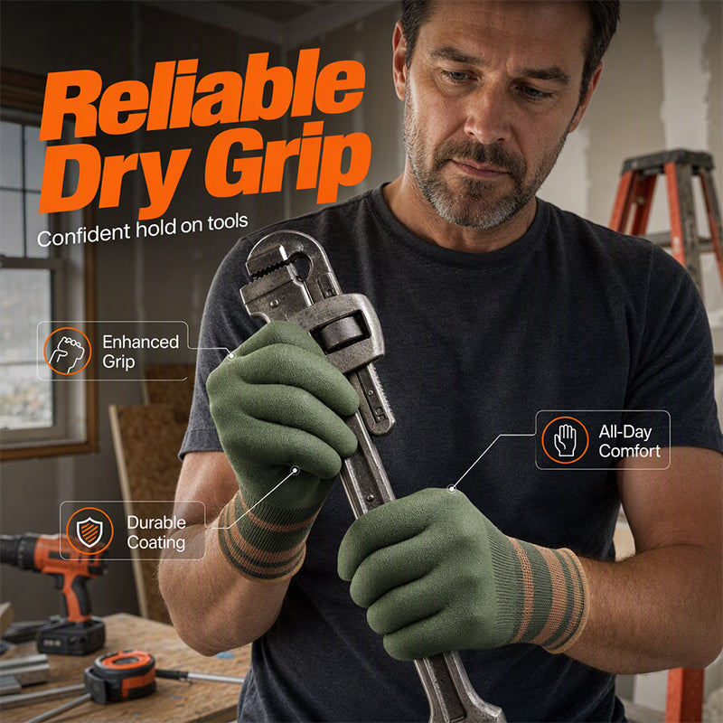 🧤 LIMITED‑TIME 50% OFF! ✨ Flexible Breathable Non‑Slip Work Gloves – Durable, Comfort‑fit, Multi‑scene 🛠️