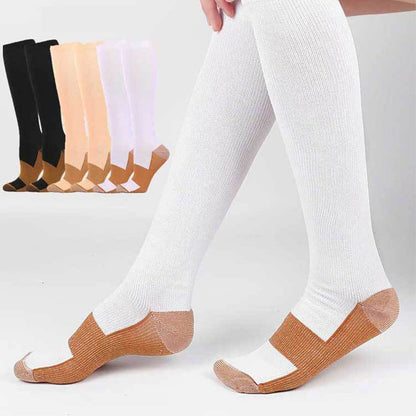 🧦 LIMITED‑TIME 50% OFF! ⚡ Unisex Copper‑Infused Graduated Compression Socks – Supportive, Fresh, Multi‑scene ✨