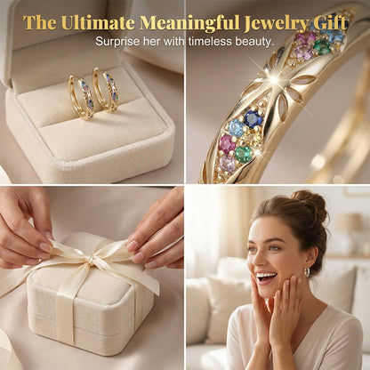 📢📢30% OFF !! ⏰ Sparkling Zircon Hollow Hoop Earrings