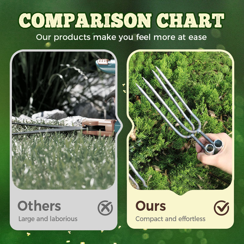 🌱 LIMITED‑TIME 50% OFF! ⚡ Compact 2‑Tooth Garden Weed Puller – Sharp Prongs, Sturdy Iron, Hand‑Held ✨
