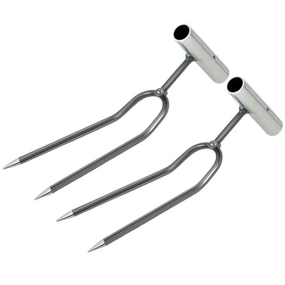 🌱 LIMITED‑TIME 50% OFF! ⚡ Compact 2‑Tooth Garden Weed Puller – Sharp Prongs, Sturdy Iron, Hand‑Held ✨