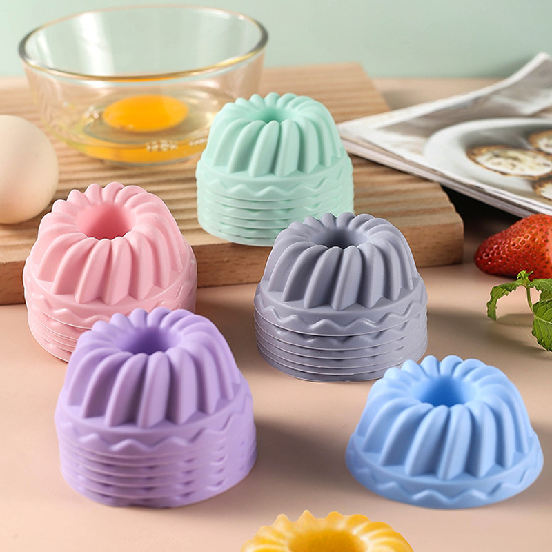 Silicone Donut-Style Baking Cups – Food-Grade BPA-Free, Non-Stick Easy Release & Heat/Cold Resistant – Reusable Eco-Friendly Baking Essential ✨