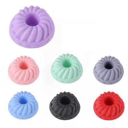 Silicone Donut-Style Baking Cups – Food-Grade BPA-Free, Non-Stick Easy Release & Heat/Cold Resistant – Reusable Eco-Friendly Baking Essential ✨