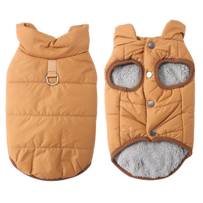 🐕 Save 50%! 🧥 Hooded Dog Coat – Fleece‑lined, windproof & built‑in harness ✨