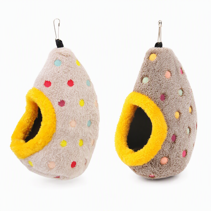 📢📢40% OFF !! ⏰ Hanging Bird Nest Hammock – Warm cotton & egg‑shaped comfort ✨