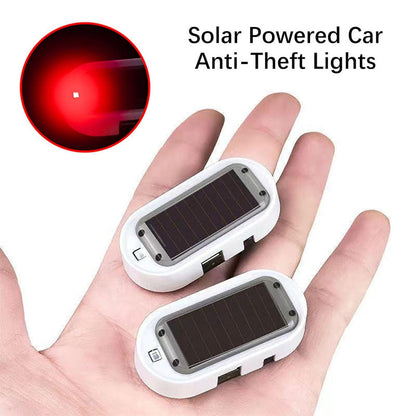 ✨ Solar-Powered Security Light: LED Flashing Deterrent, Wireless, Weather-Resistant, Blue/Red