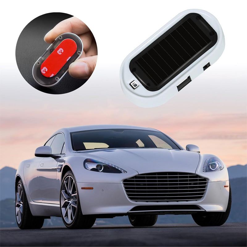 ✨ Solar-Powered Security Light: LED Flashing Deterrent, Wireless, Weather-Resistant, Blue/Red