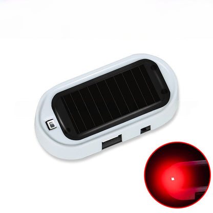 ✨ Solar-Powered Security Light: LED Flashing Deterrent, Wireless, Weather-Resistant, Blue/Red