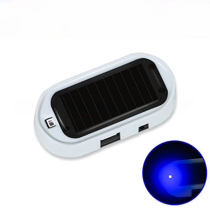 ✨ Solar-Powered Security Light: LED Flashing Deterrent, Wireless, Weather-Resistant, Blue/Red