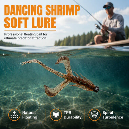 🎣 Realistic Shrimp Soft Lures – Floating & lifelike action ✨