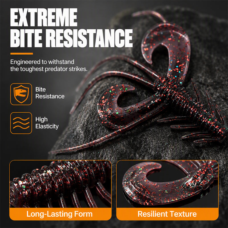 🎣 Realistic Shrimp Soft Lures – Floating & lifelike action ✨