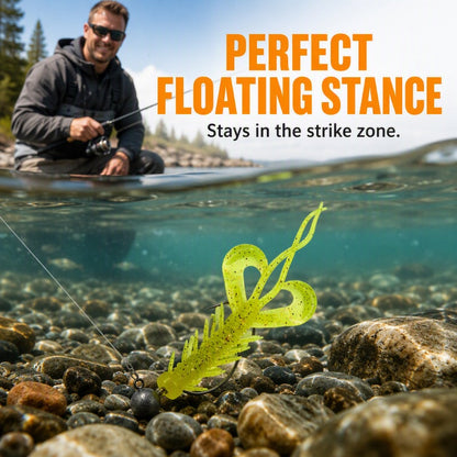 🎣 Realistic Shrimp Soft Lures – Floating & lifelike action ✨