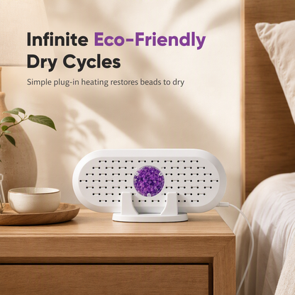 💧 50% Off Now ✨ Mini Reusable Dehumidifier — Silica Gel Beads & USB Drying ♻️