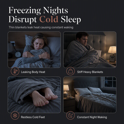 ✨ Thick Warm Milk Velvet Winter Comforter & Ultra-Soft Fleece Duvet Insert – Rapid 3-Second Thermal Lock, Zero-Pressure Down-Alternative Loft, Masterful Box-Quilted Anti-Shift Construction & Silky Anti-Static Touch – 3 Sizes 4 Colors ❄️