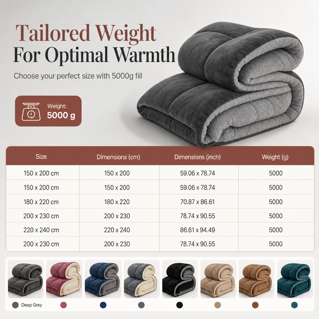 ✨ Thick Warm Milk Velvet Winter Comforter & Ultra-Soft Fleece Duvet Insert – Rapid 3-Second Thermal Lock, Zero-Pressure Down-Alternative Loft, Masterful Box-Quilted Anti-Shift Construction & Silky Anti-Static Touch – 3 Sizes 4 Colors ❄️