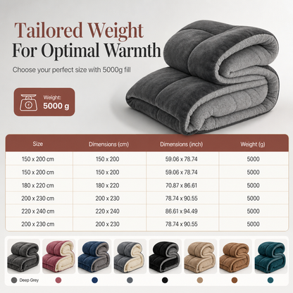 ✨ Thick Warm Milk Velvet Winter Comforter & Ultra-Soft Fleece Duvet Insert – Rapid 3-Second Thermal Lock, Zero-Pressure Down-Alternative Loft, Masterful Box-Quilted Anti-Shift Construction & Silky Anti-Static Touch – 3 Sizes 4 Colors ❄️