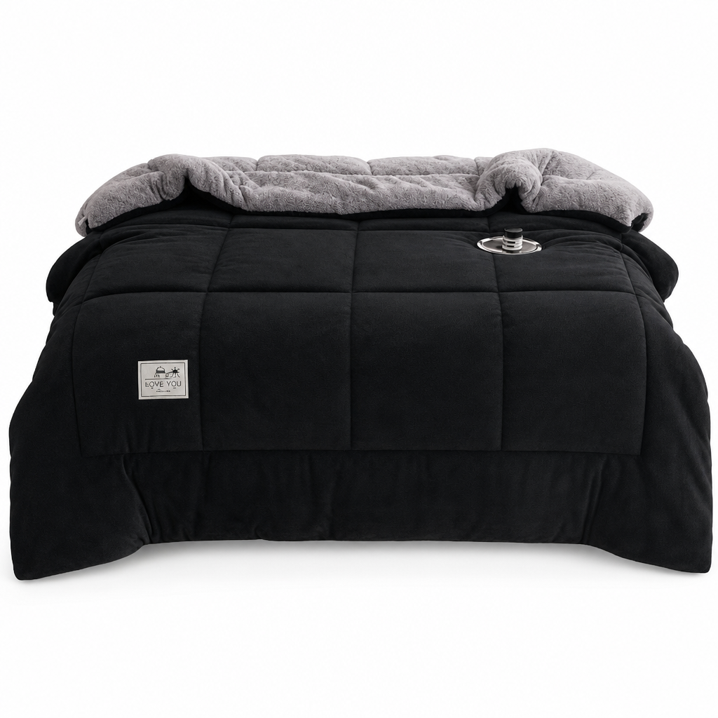 ✨ Thick Warm Milk Velvet Winter Comforter & Ultra-Soft Fleece Duvet Insert – Rapid 3-Second Thermal Lock, Zero-Pressure Down-Alternative Loft, Masterful Box-Quilted Anti-Shift Construction & Silky Anti-Static Touch – 3 Sizes 4 Colors ❄️
