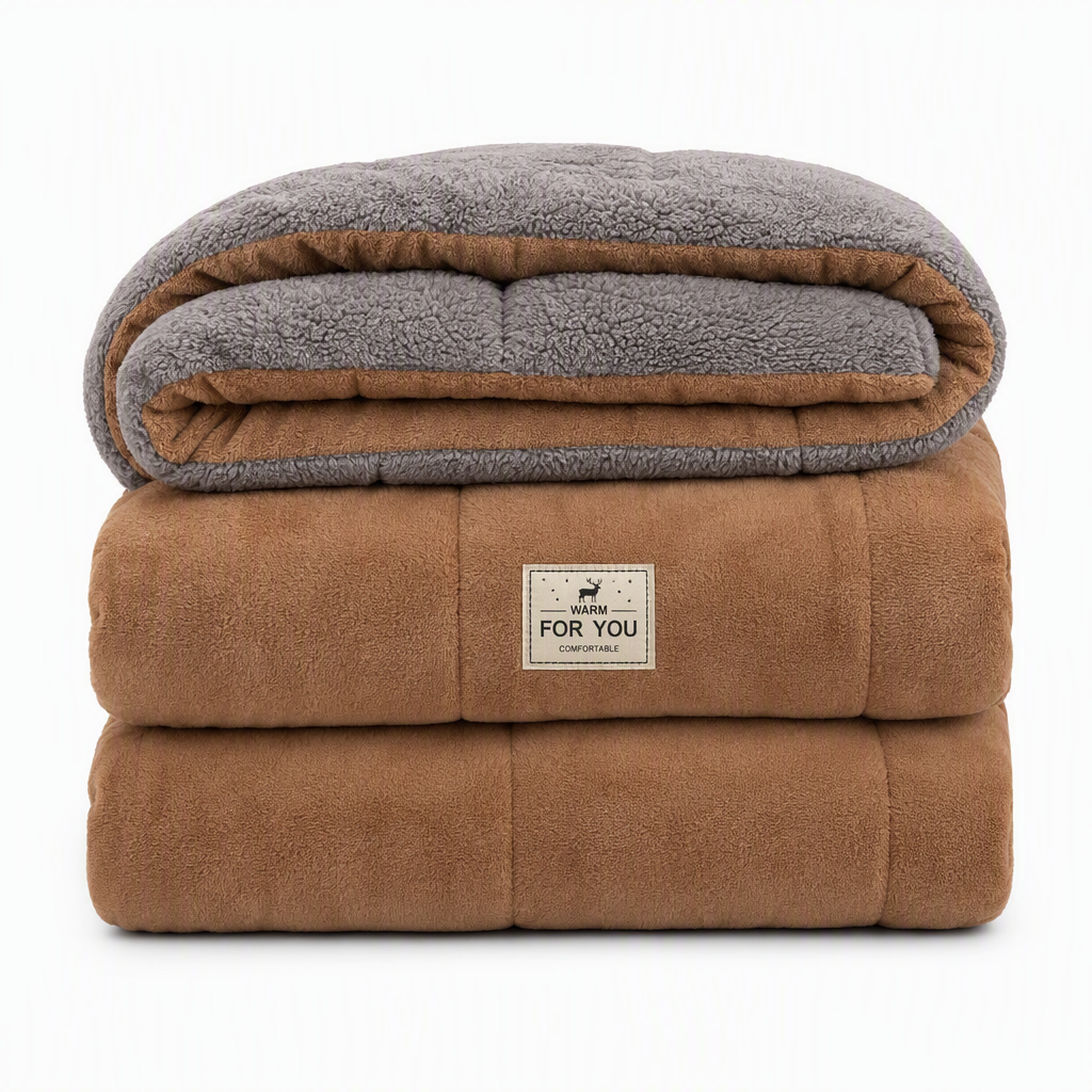 ✨ Thick Warm Milk Velvet Winter Comforter & Ultra-Soft Fleece Duvet Insert – Rapid 3-Second Thermal Lock, Zero-Pressure Down-Alternative Loft, Masterful Box-Quilted Anti-Shift Construction & Silky Anti-Static Touch – 3 Sizes 4 Colors ❄️