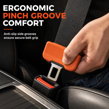 📢 BUY 1 GET 1 FREE! ✨ Universal Silicone Seat Belt Buckle Cover – Anti-collision, Anti-scratch, Noise Reduction 🚗