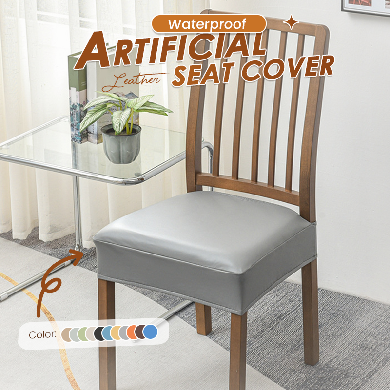 🪑  Waterproof Stretch PU Leather Dining Chair Seat Cover 💧
