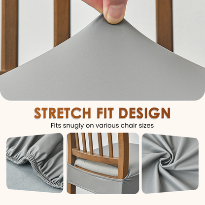 🪑  Waterproof Stretch PU Leather Dining Chair Seat Cover 💧
