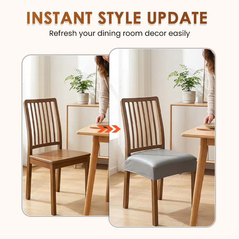 🪑  Waterproof Stretch PU Leather Dining Chair Seat Cover 💧