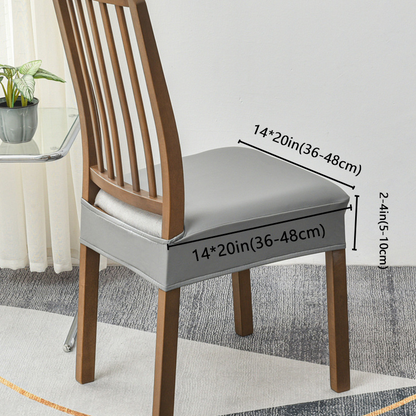 🪑  Waterproof Stretch PU Leather Dining Chair Seat Cover 💧