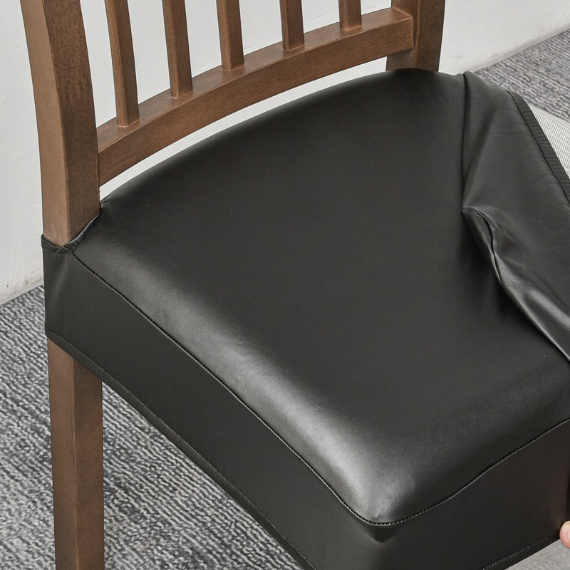 🪑  Waterproof Stretch PU Leather Dining Chair Seat Cover 💧