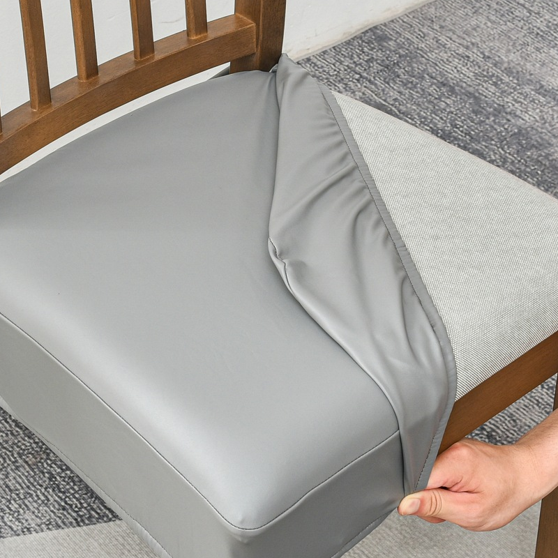 🪑  Waterproof Stretch PU Leather Dining Chair Seat Cover 💧