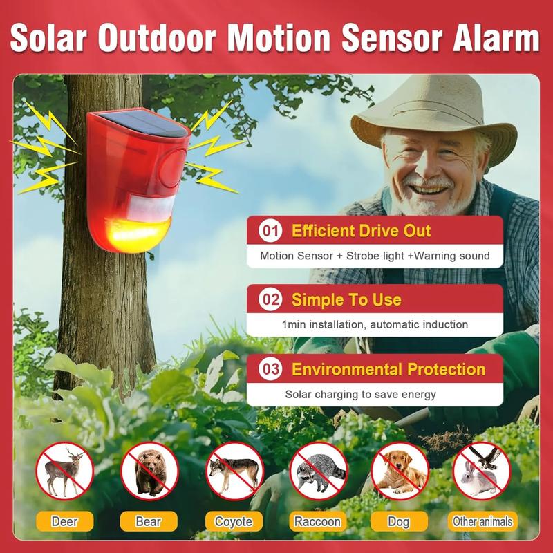 ⏰Outdoor Solar Powered Animal Repeller