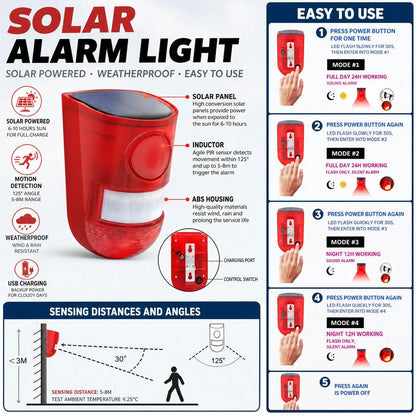 ⏰Outdoor Solar Powered Animal Repeller