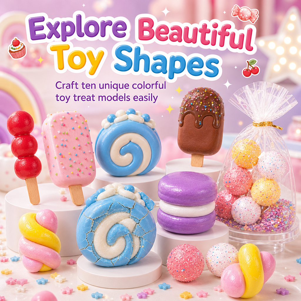 ✨ DIY Crunchy Wax Squeeze Toy Kit – ASMR Stress Relief Craft Set – Viral ASMR Auditory & Tactile Euphoria, Ultra-Elastic Non-Sticky Soft Clay, Quick-Setting Specialty Crispy Wax & Complete All-In-One Crafting Studio – 4 Simple Steps 🧁