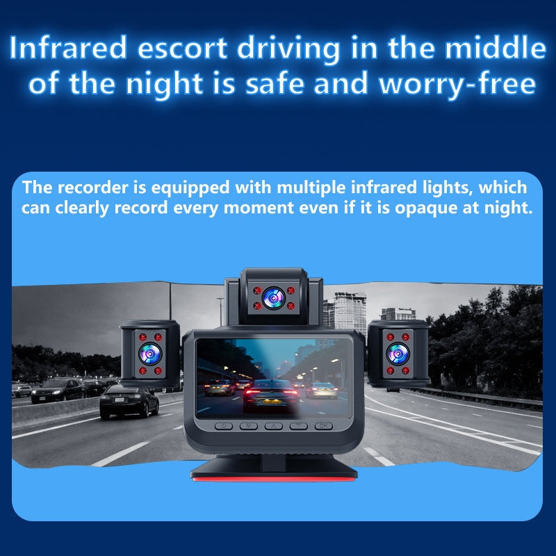 📹 50% OFF NOW! 🚗 Five-Lens Dash Cam – 360° Panoramic Coverage, 1080P, Infrared Night Vision & 24H Parking Monitor – Smart WiFi App 📱