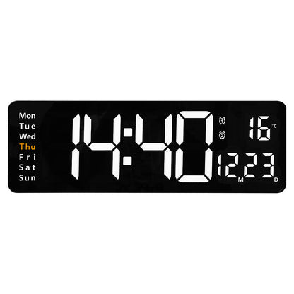 🎉 2026 Sale — Over 31,000 Sold! 💞 16" Large Digital Clock with Temperature, Date, Auto DST, Night Light, Auto Brightness Dimmer