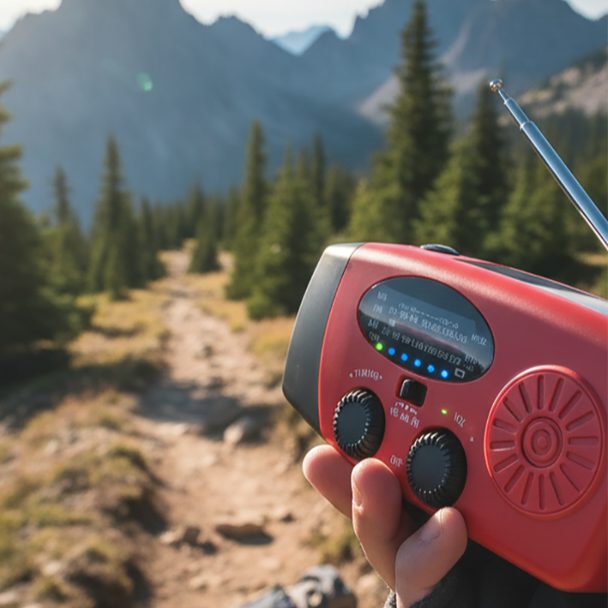 ⚡ Multifunctional Solar Emergency Radio – Self-charging, Alert-ready, Compact ✨